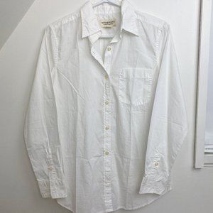 RALPH LAUREN WHITE BUTTON-DOWN